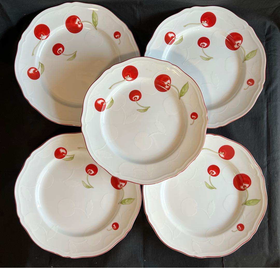 リチャードジノリ　アンティコチェリー　プレート　26.5cm