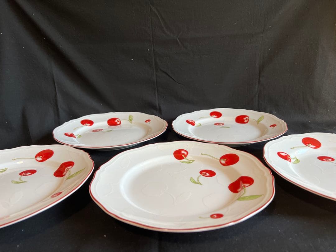 リチャードジノリ　アンティコチェリー　プレート　26.5cm