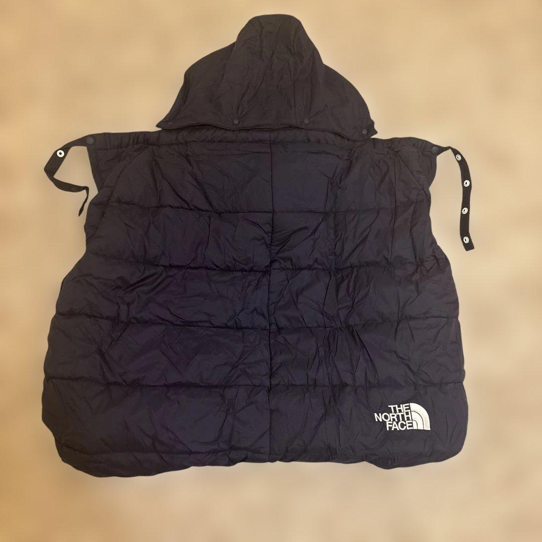 【美品】ベビーシェルブランケット　THE NORTH FACE フード付き
