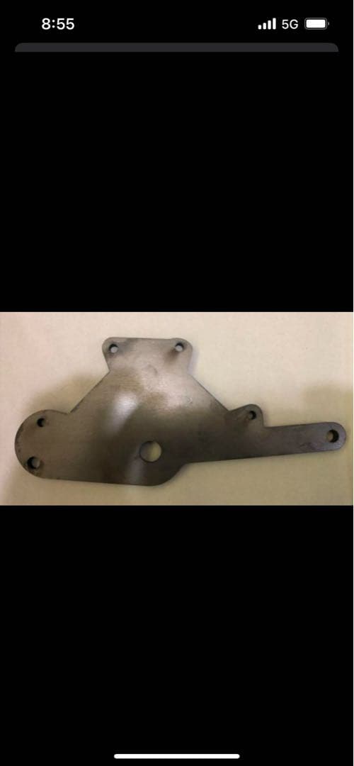 ハーレーショベル ワンオフリアダブルキャリパーサポートチョッパー