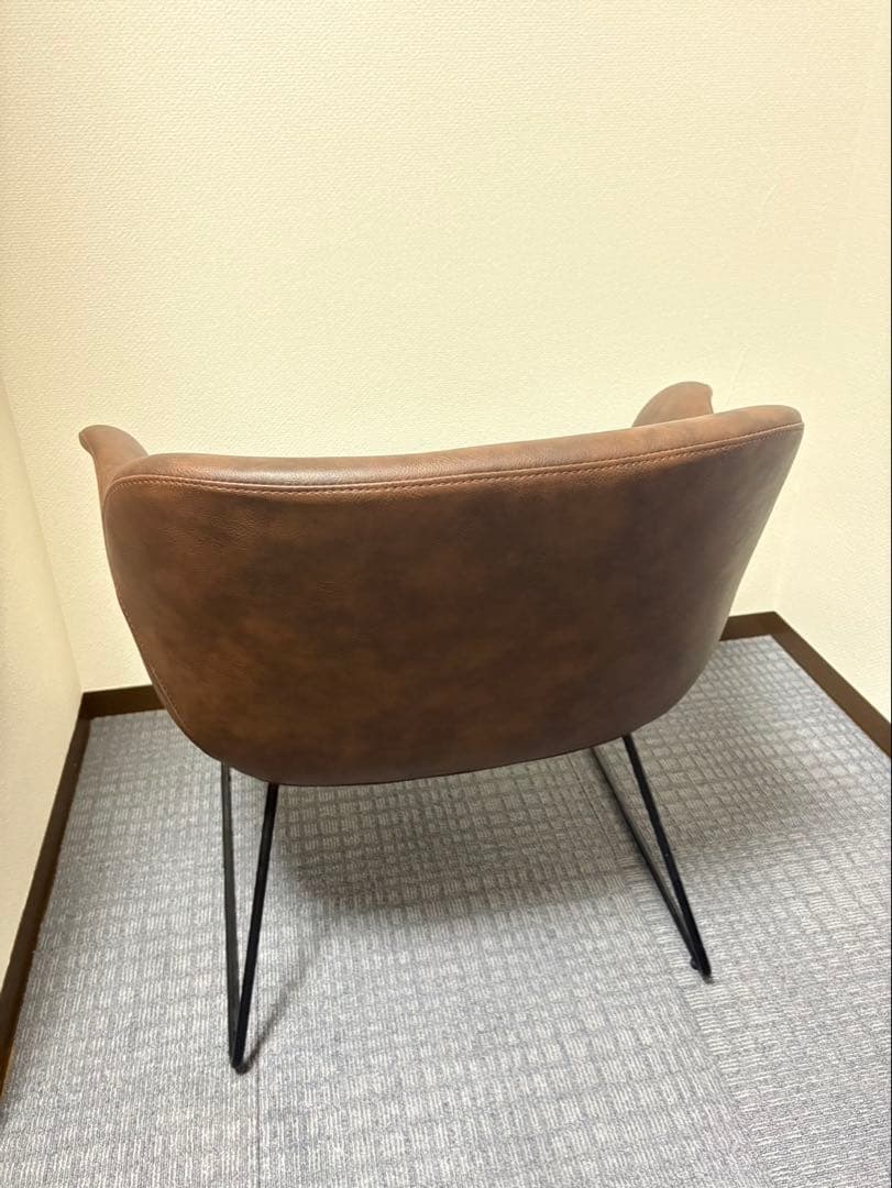 a.depeche(アデペシュ) パニッシュ　ラウンジチェア　ブラウン　椅子　2