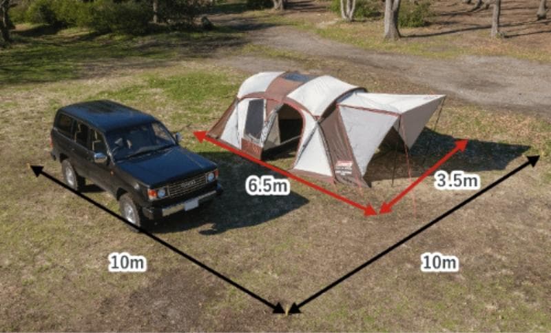 テント　4Sワイド2ルームカーブ　コールマン　キャンプ　タープ