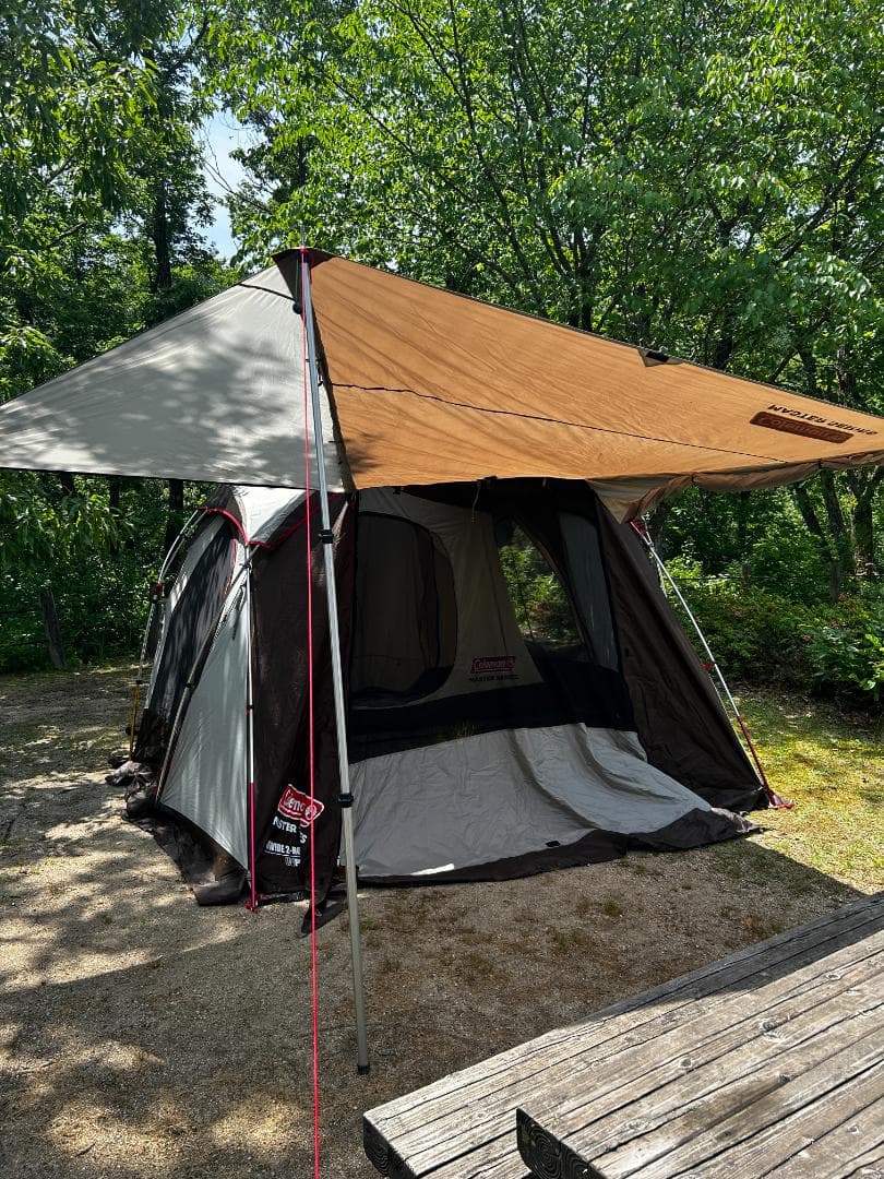 テント　4Sワイド2ルームカーブ　コールマン　キャンプ　タープ
