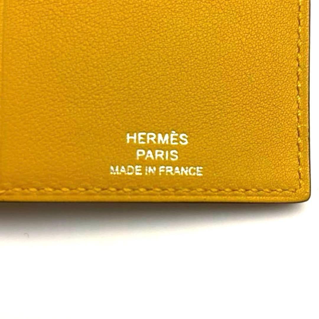 希少 美品 エルメス ノートカバー EAジップ PM ヴェルソ バイカラー 手帳