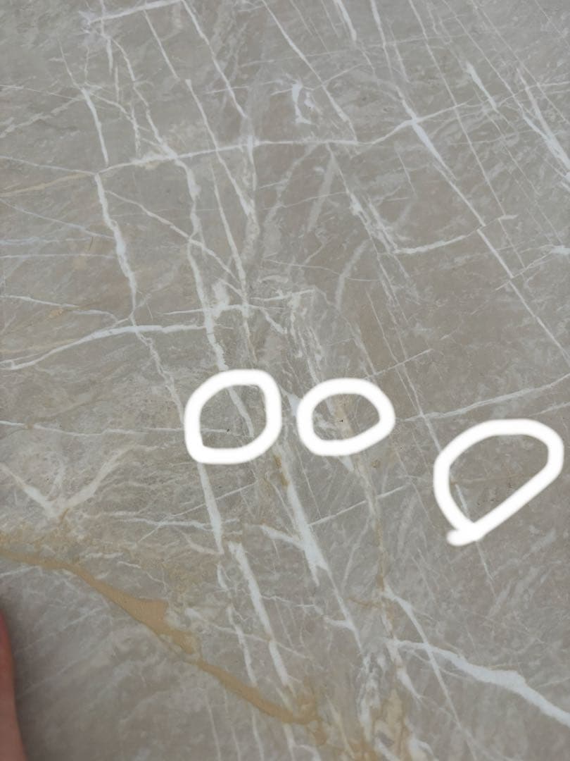 LOWYA 大理石柄・ストーン調センターテーブル 引き出し収納付き