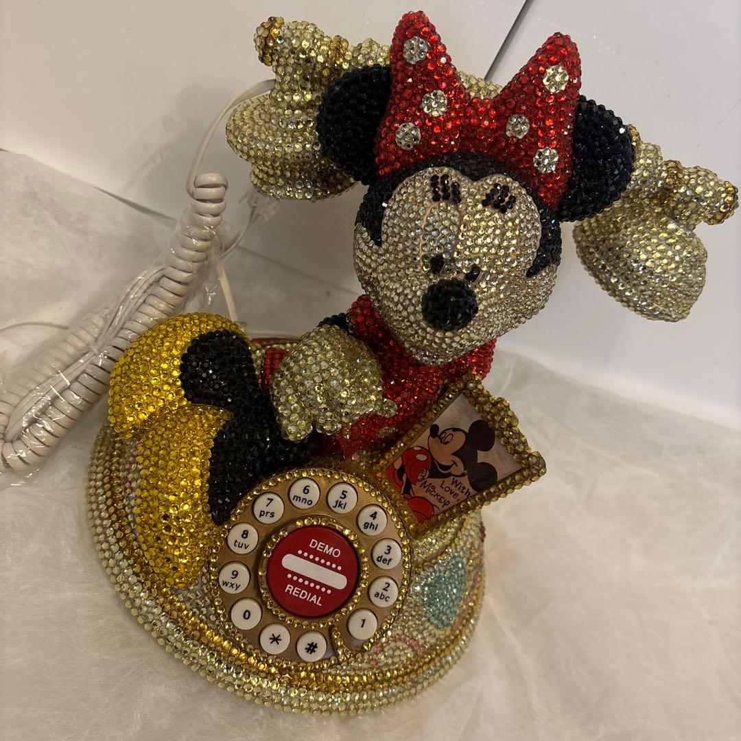 ミニーキャラクター電話 ミニー　受話器