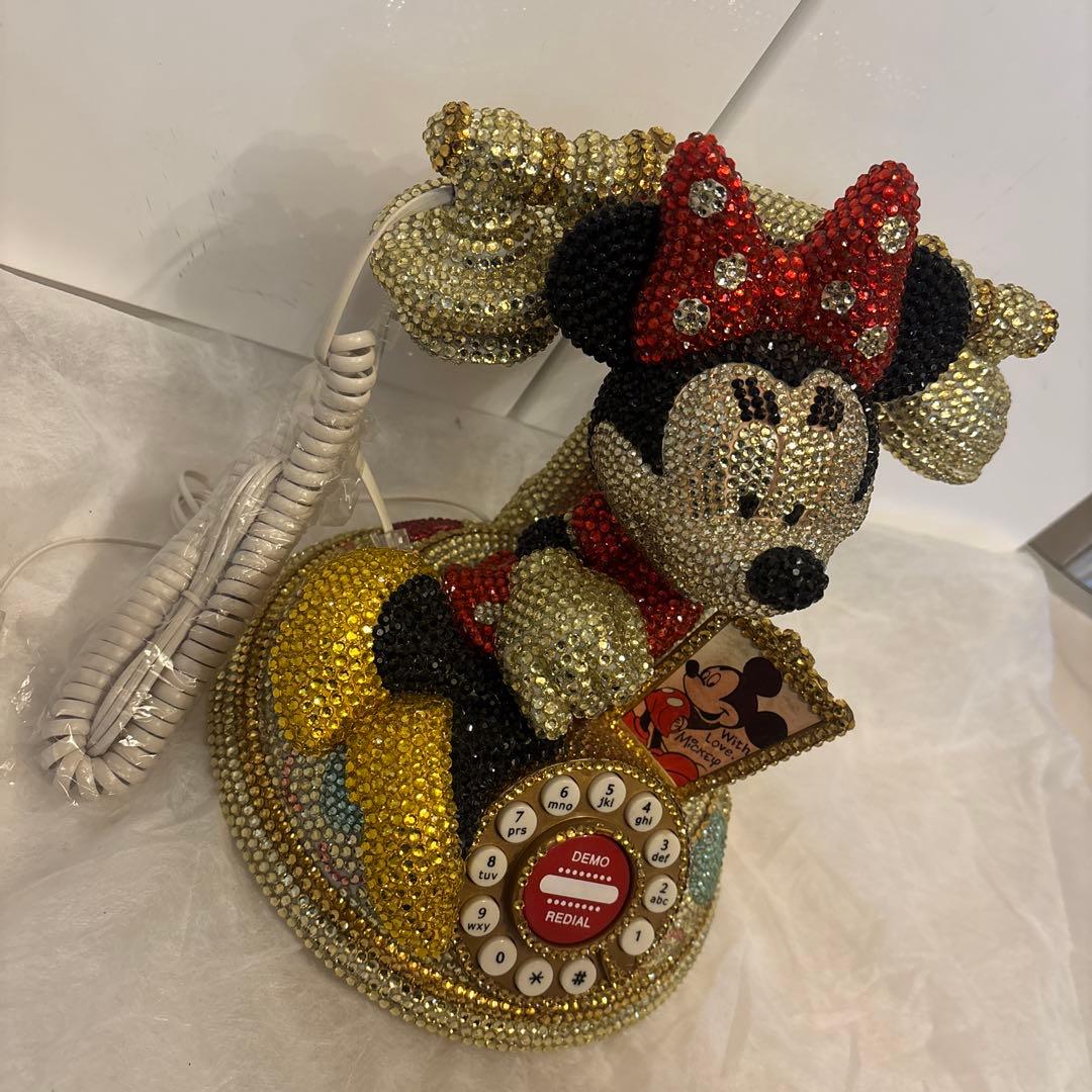 ミニーキャラクター電話 ミニー　受話器