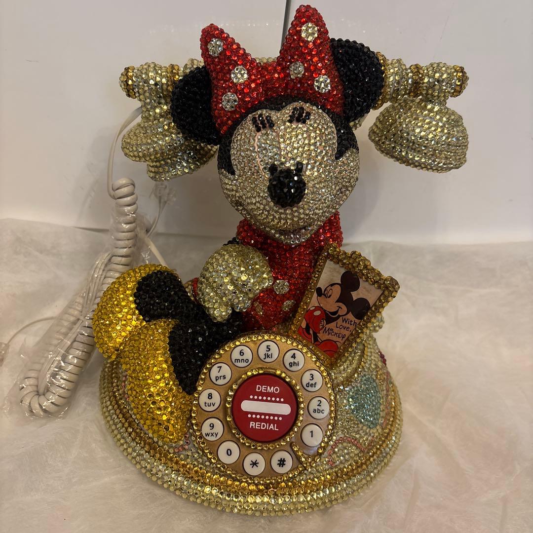 ミニーキャラクター電話 ミニー　受話器