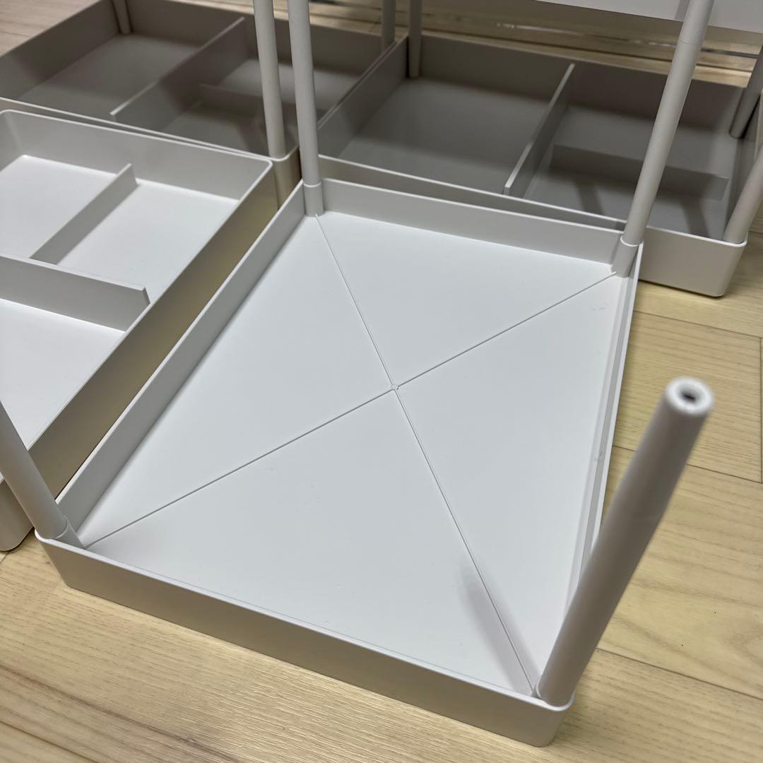 【無印良品】ABS樹脂 脚付トレー（4つセット）
