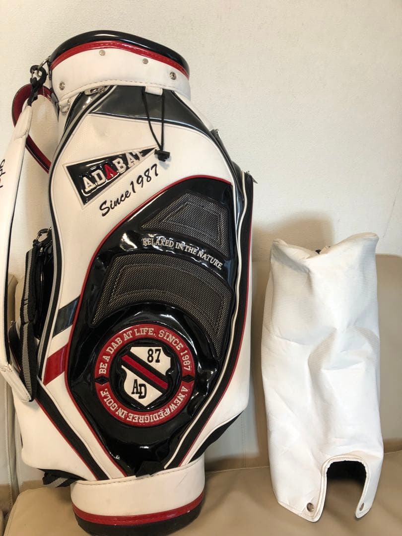 【送料込み】廃盤希少品　adabat アダバット　高級キャディバッグ　ゴルフ