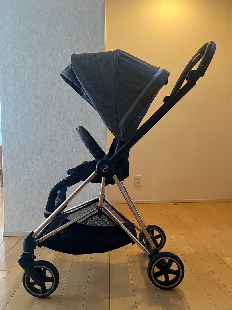 【こーが】CYBEXベビーカーミオス　ローズゴールド✕マンハッタングレー