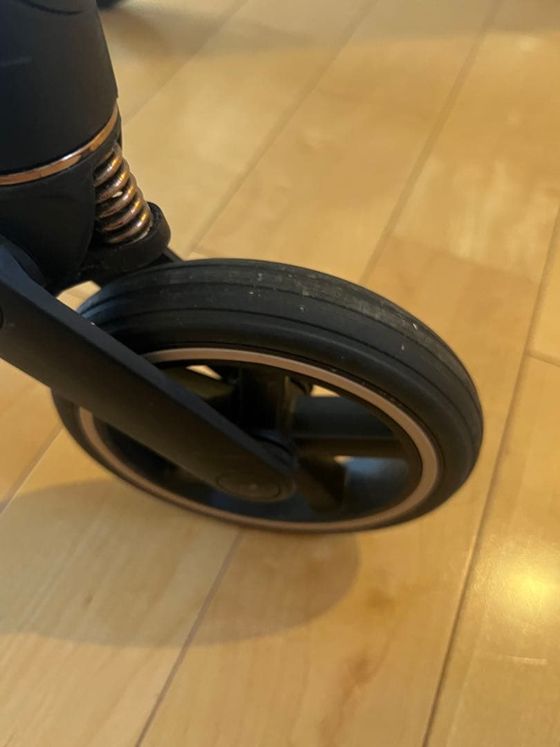 【こーが】CYBEXベビーカーミオス　ローズゴールド✕マンハッタングレー