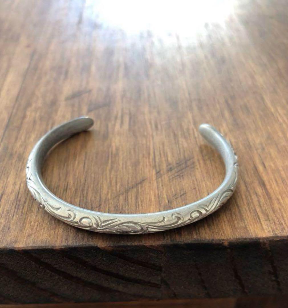 シルバーバングル　ビンテージ 80s ナバホ