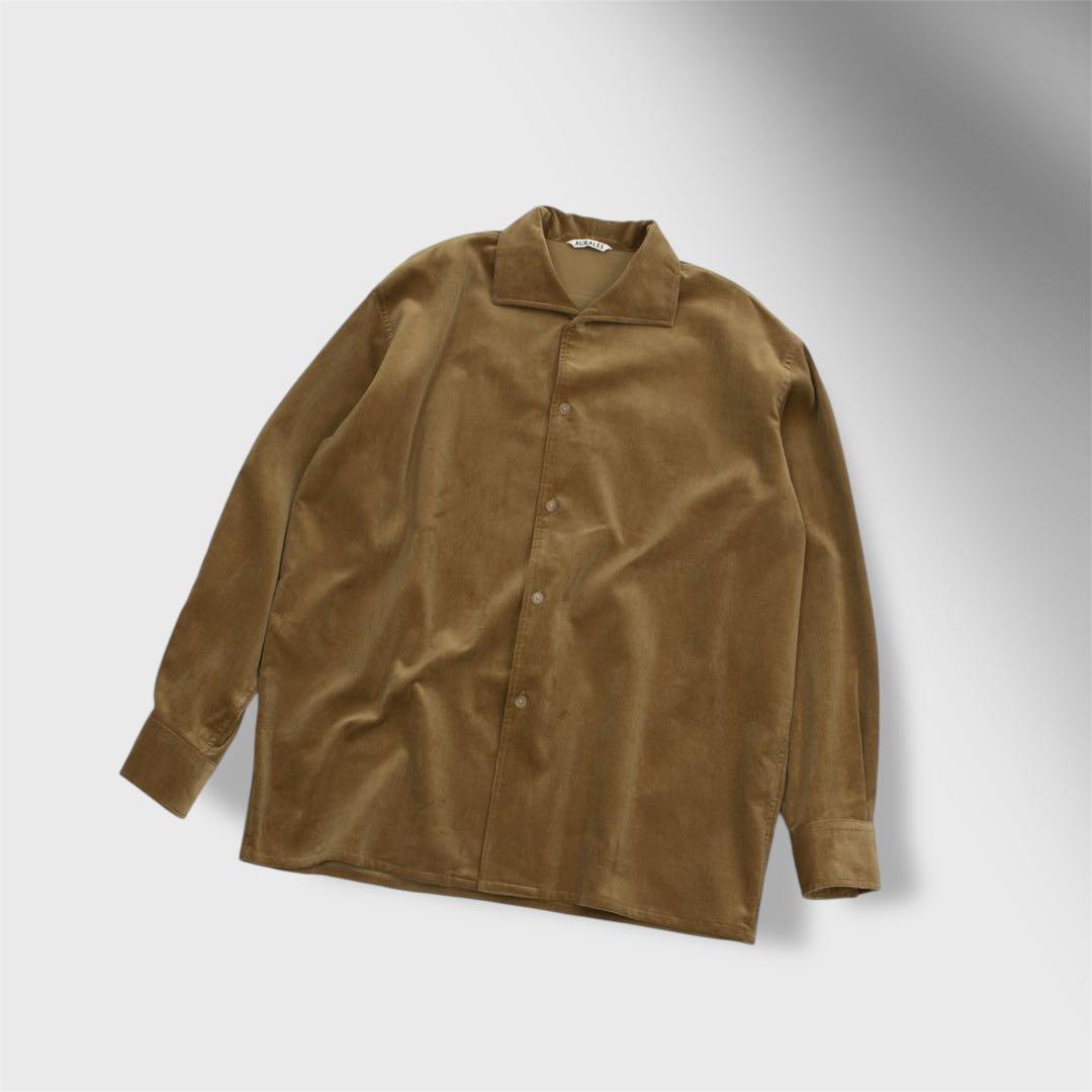 トップス Auralee FINX CORDUROY SHIRT sample