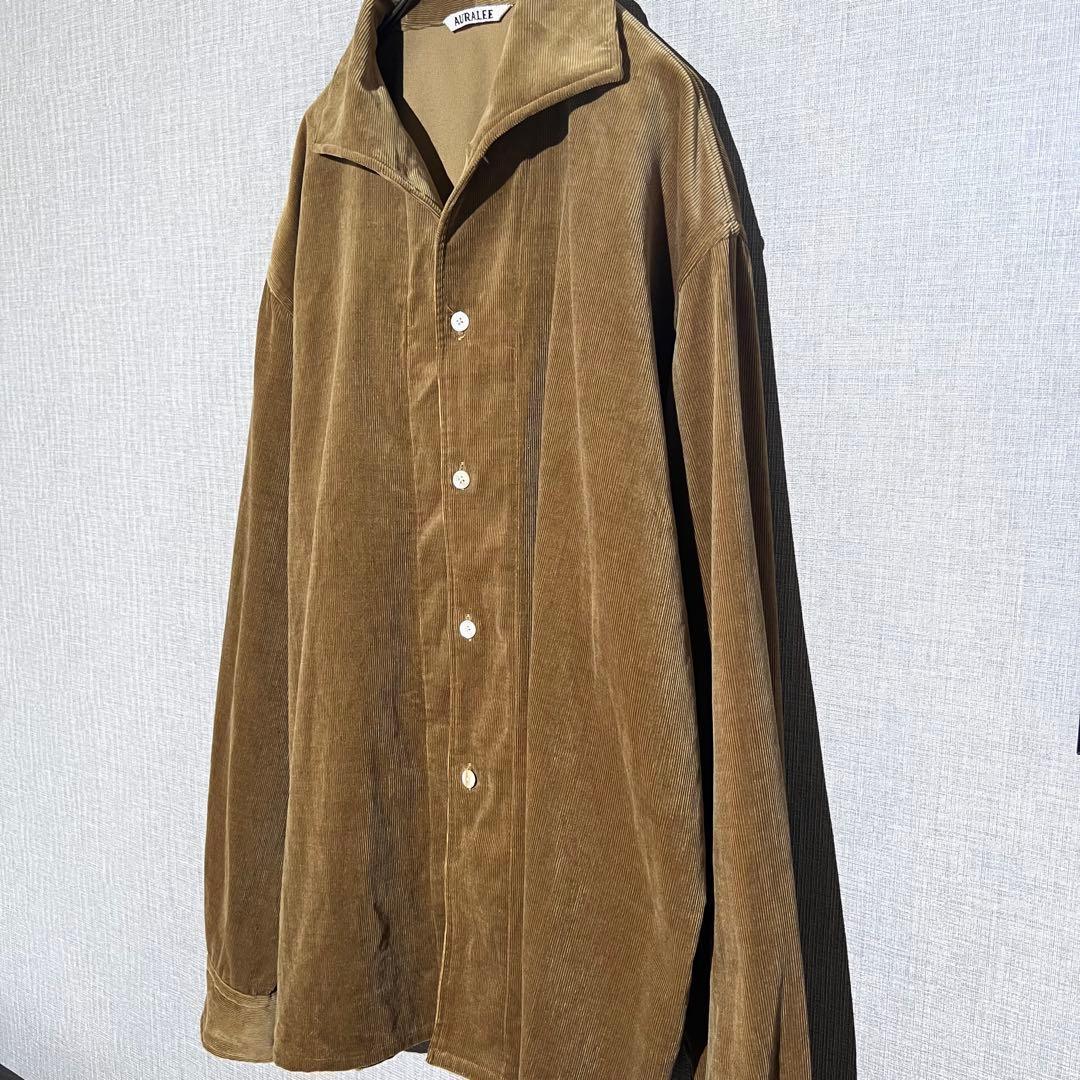 トップス Auralee FINX CORDUROY SHIRT sample