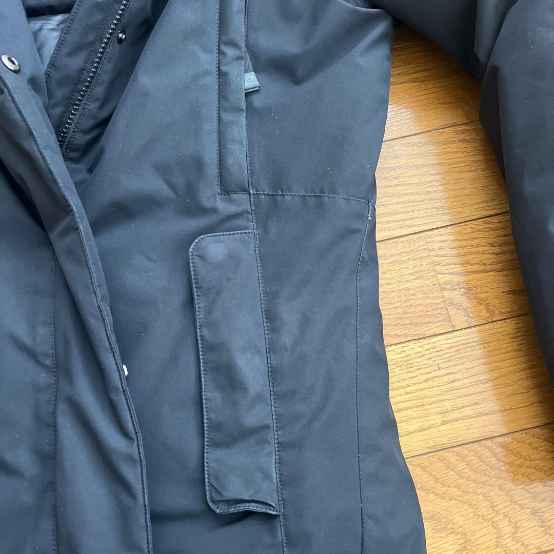 日本未入荷　ノースフェイス　レディース　ロングダウン　モッズコート　L 黒