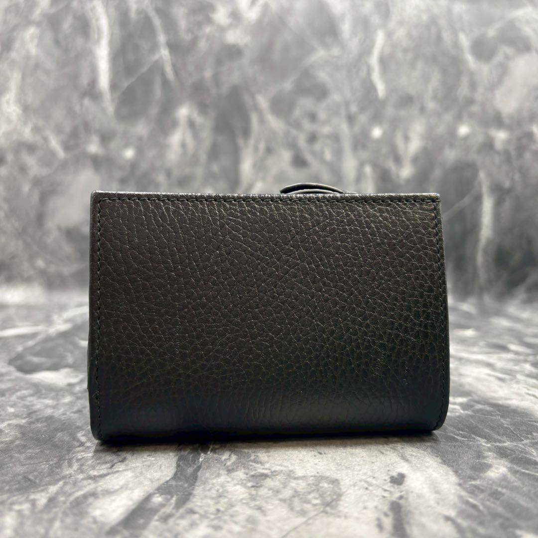 極美品✨GUCCI グッチ　GGマーモント　二つ折り財布　バイカラー