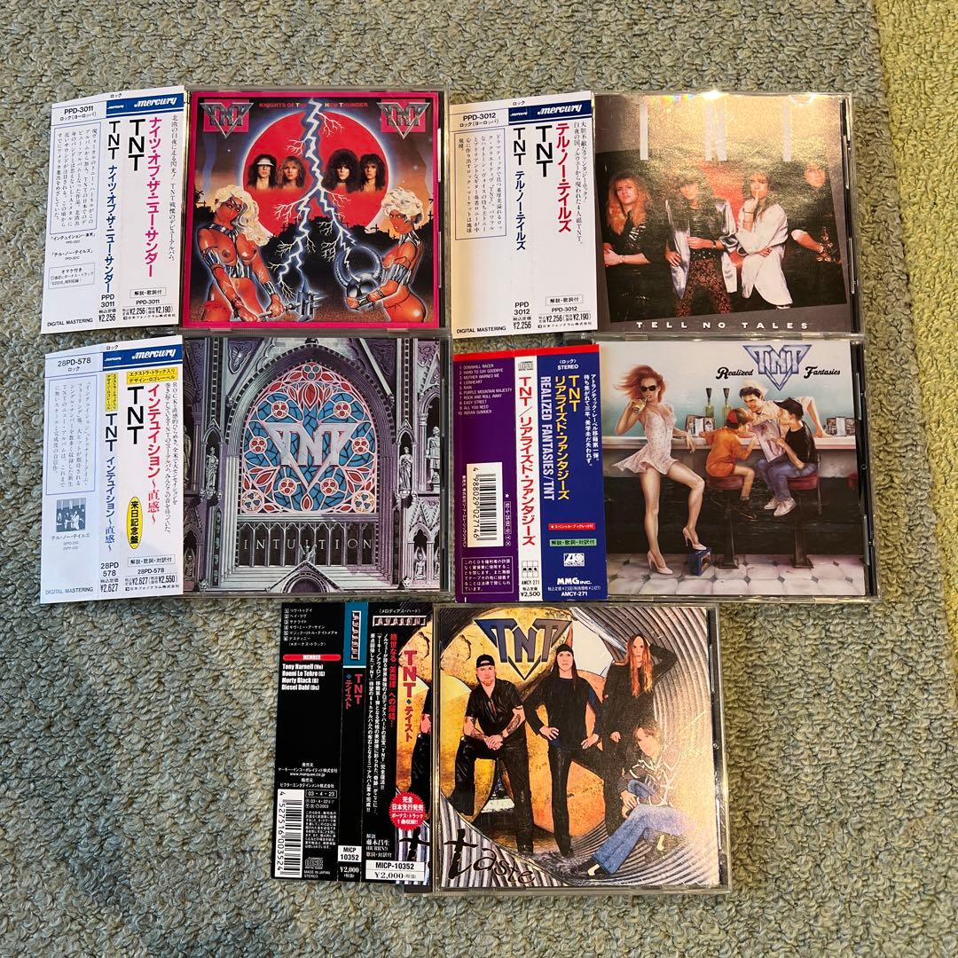 北欧メタル　TNT 国内初回盤含む帯付CD5枚セット