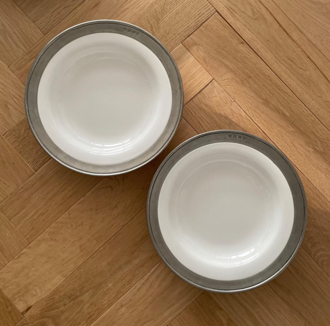 cosi tabellini スープ　パスタ　プレート 2枚セット　A