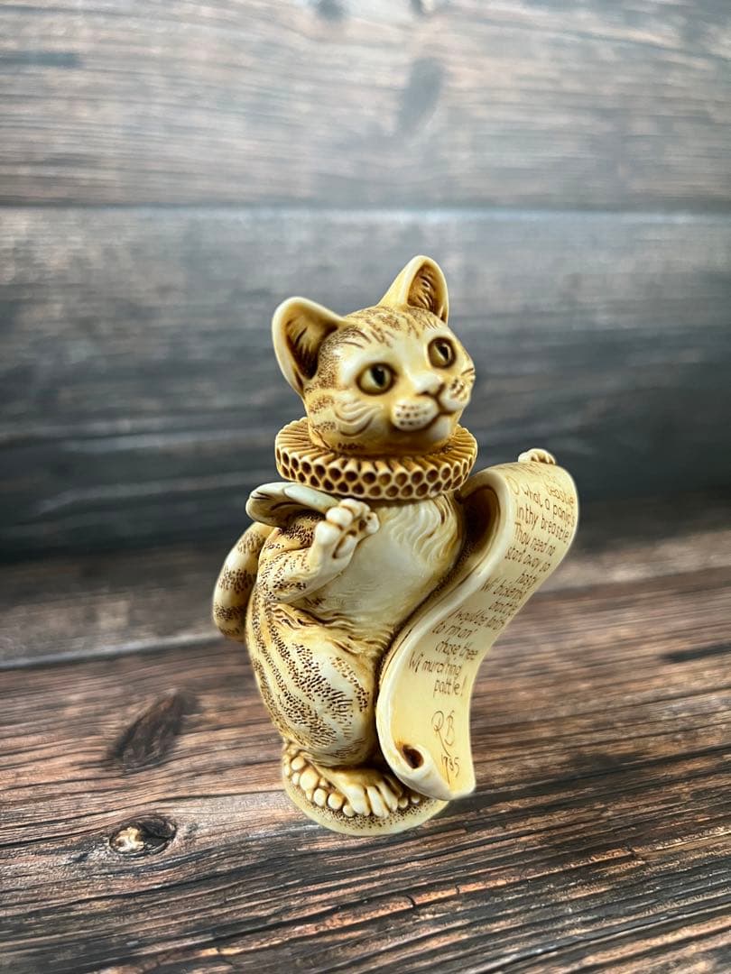 貴重　Poet's Party デビッド・ローレンス　置物　オブジェ　猫　鼠
