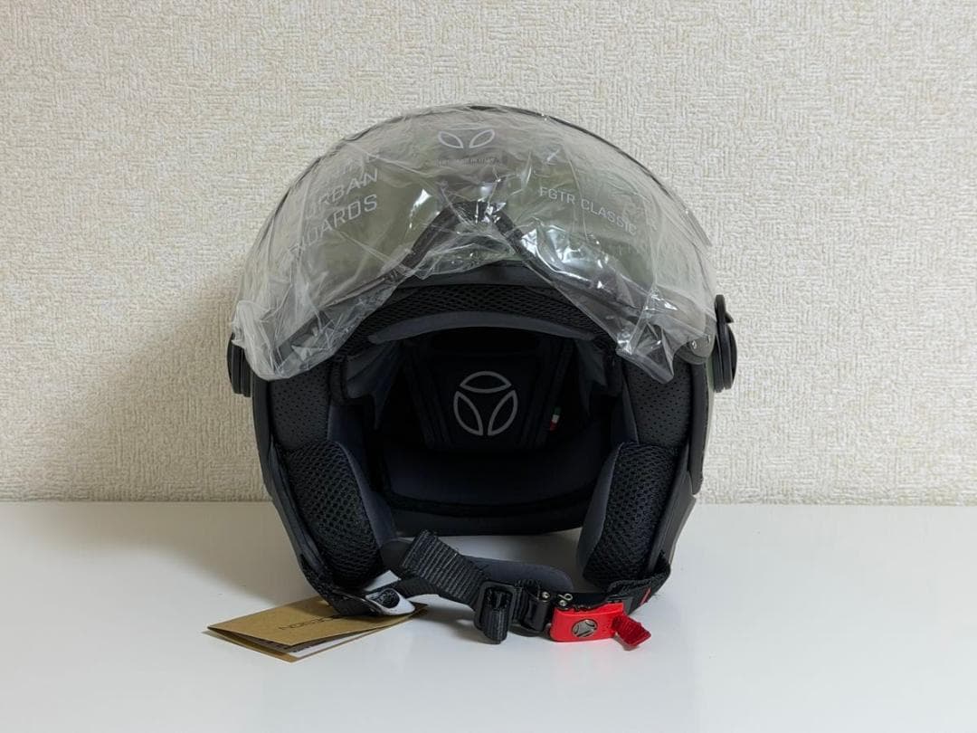 MOMO FGTR Classic ジェットヘルメット マットグリーン Lサイズ