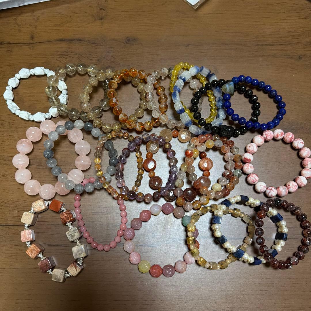 天然石ブレスレットセット売り