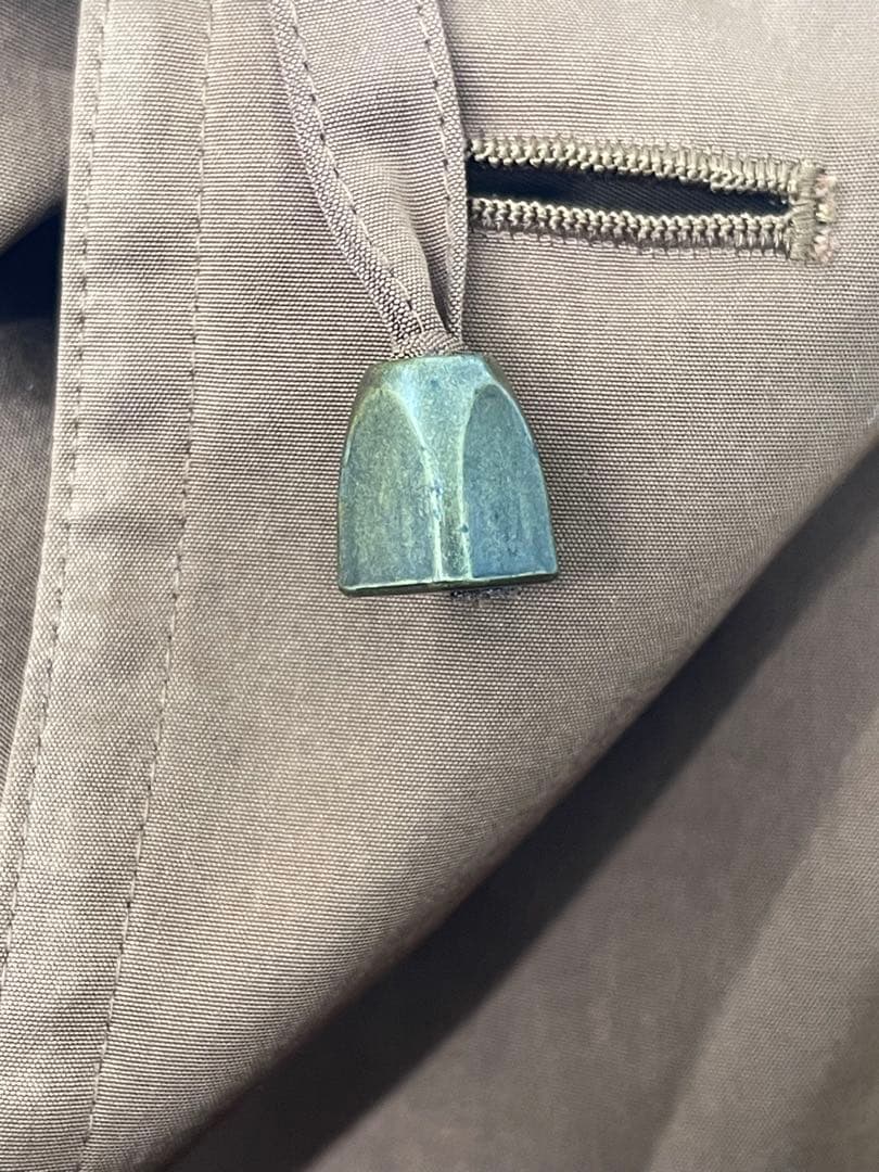 【美品】Burberrys ブラウン 2way フード付きシングルトレンチコート