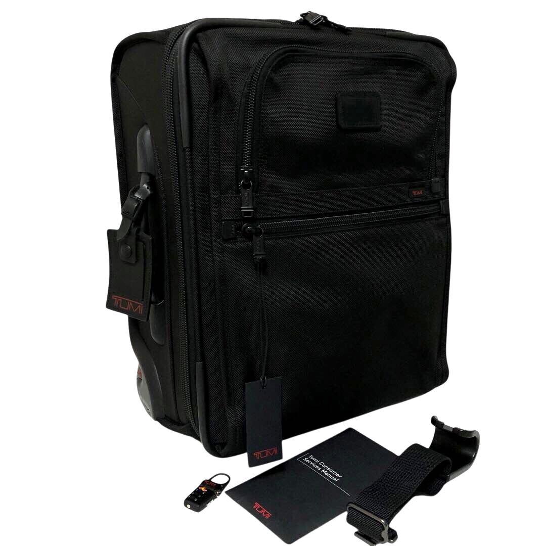 超美品✨TUMIスーツケース 機内持ち込み可22018DH マチ拡張 大容量 黒