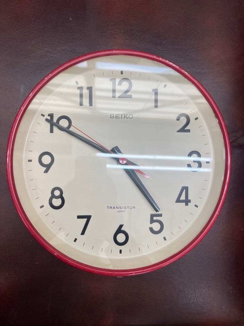 SEIKO トランジスタクロック TTX-631 スチール製 昭和 レトロ