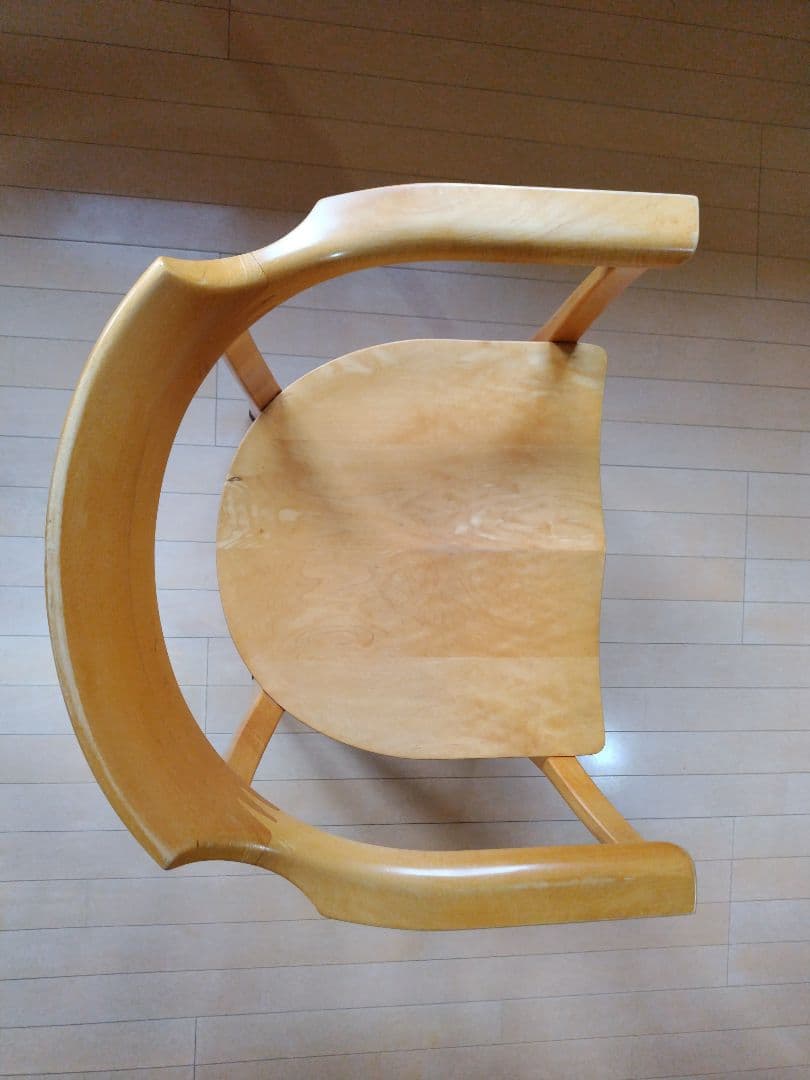 家具蔵 アームチェア メープル無垢材 ④