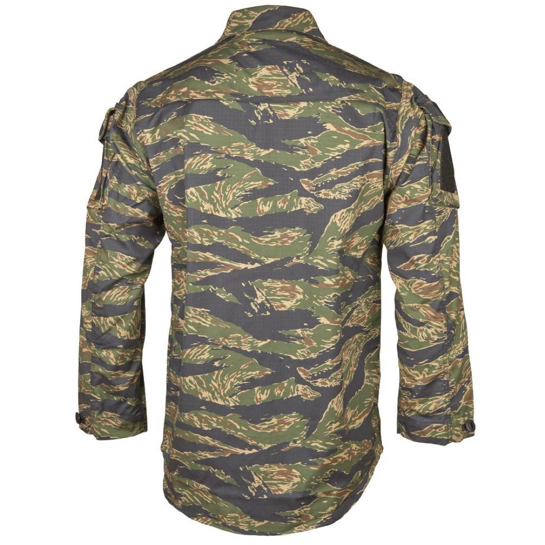 Platatac ジャングルシャツ フィールドシャツ S-R タイガーストライプ