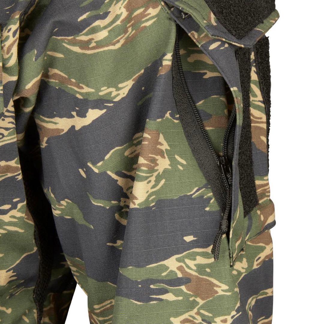 Platatac ジャングルシャツ フィールドシャツ S-R タイガーストライプ