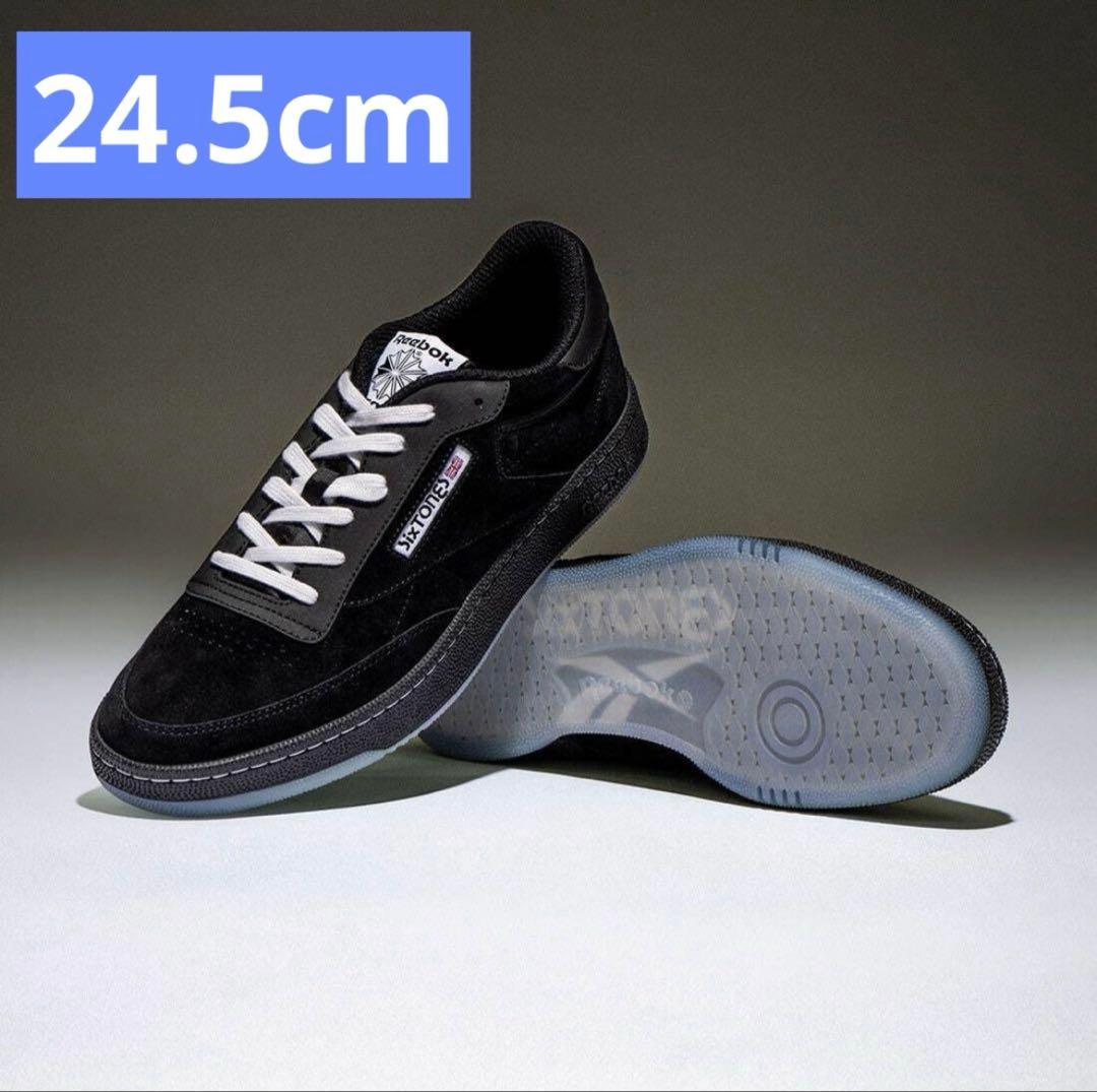 24.5cm Reebok SixTONES Club C 85 ブラック