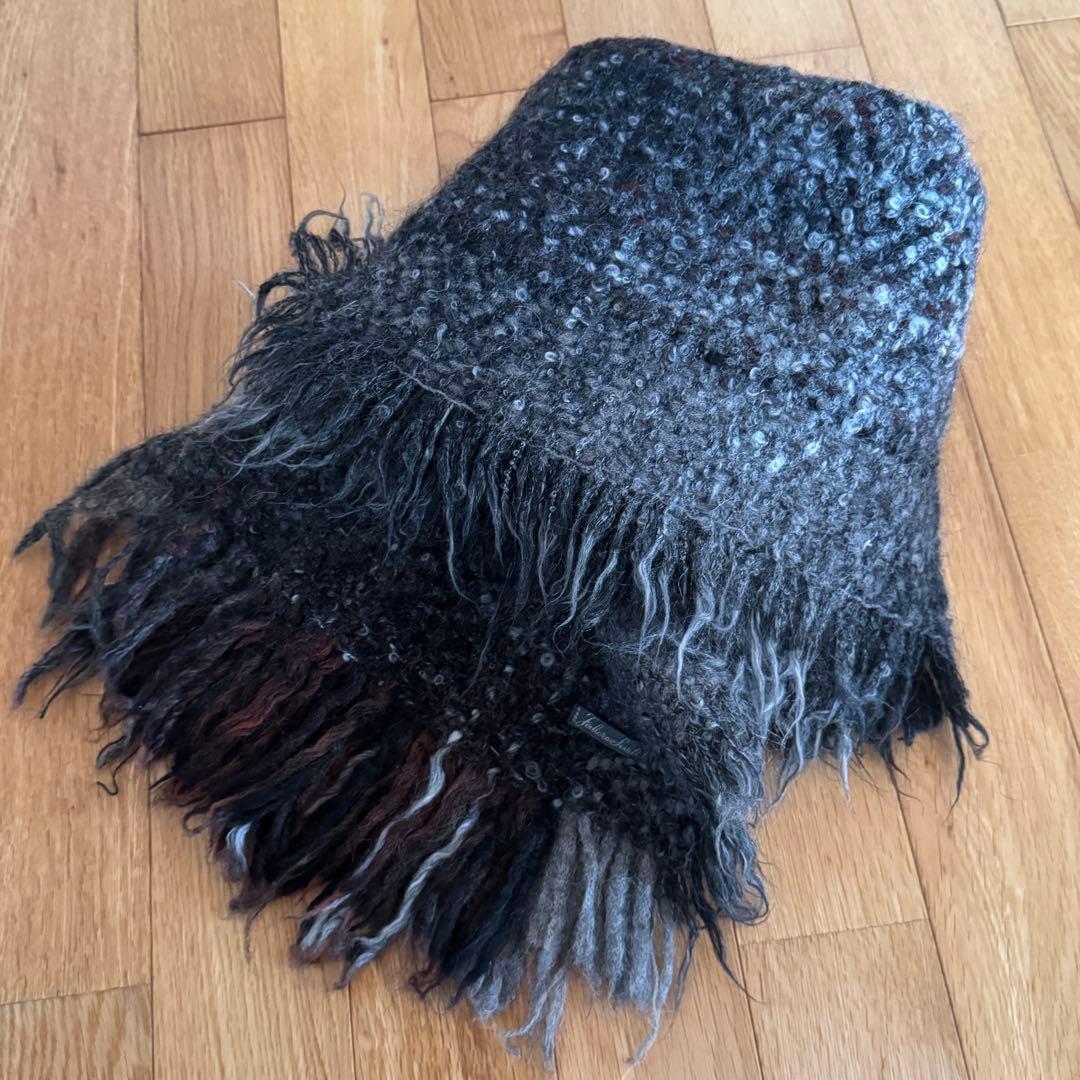 美品 falierosarti ファリエロサルティ ストール グレー系