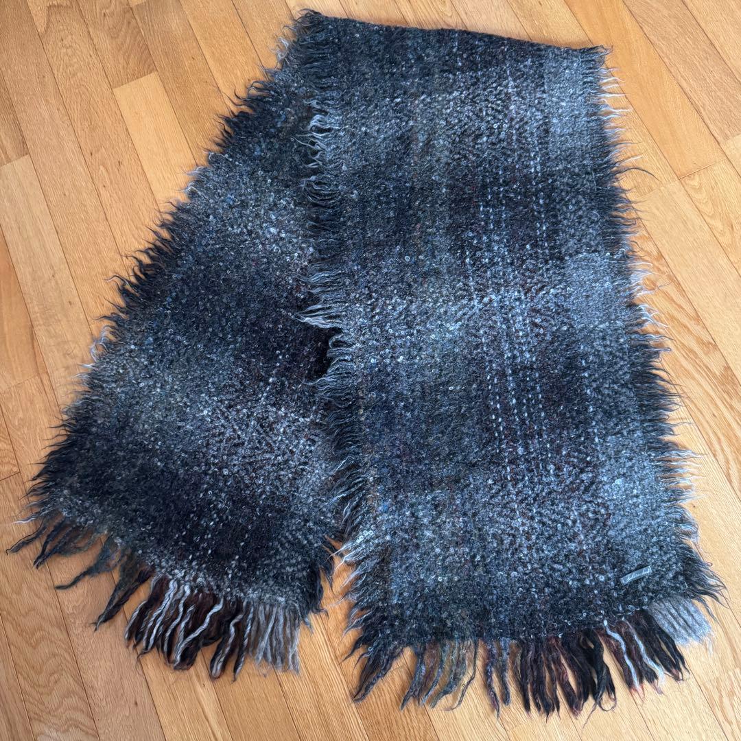 美品 falierosarti ファリエロサルティ ストール グレー系