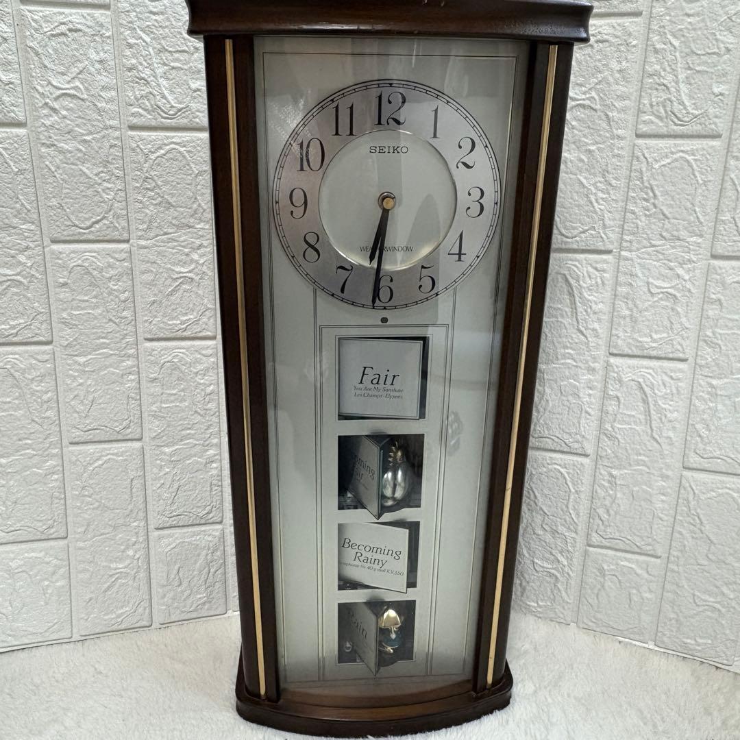セイコー　SEIKO ウェザーからくり時計　掛け時計　天気予報　RE516B