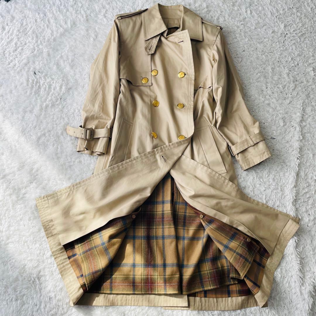 美品 Yves Saint Laurent トレンチコート ライナー 金ボタン