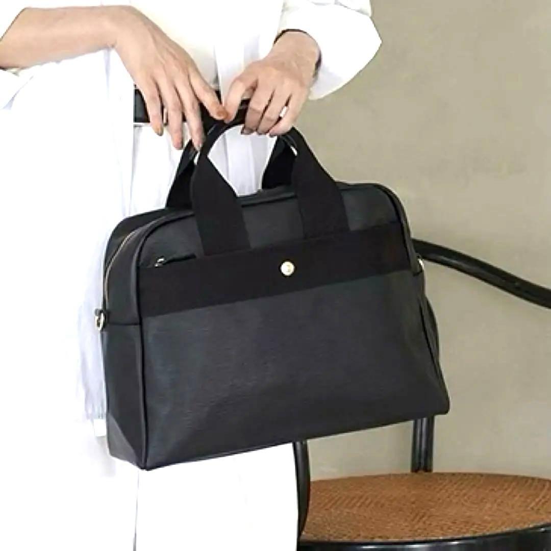 [トプカピブレス] TOPKAPI ボストンバッグ ショルダー付　2way 黒