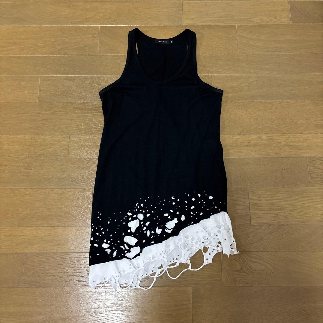 CIVARIZE クラッシュ タンクトップ ダメージ