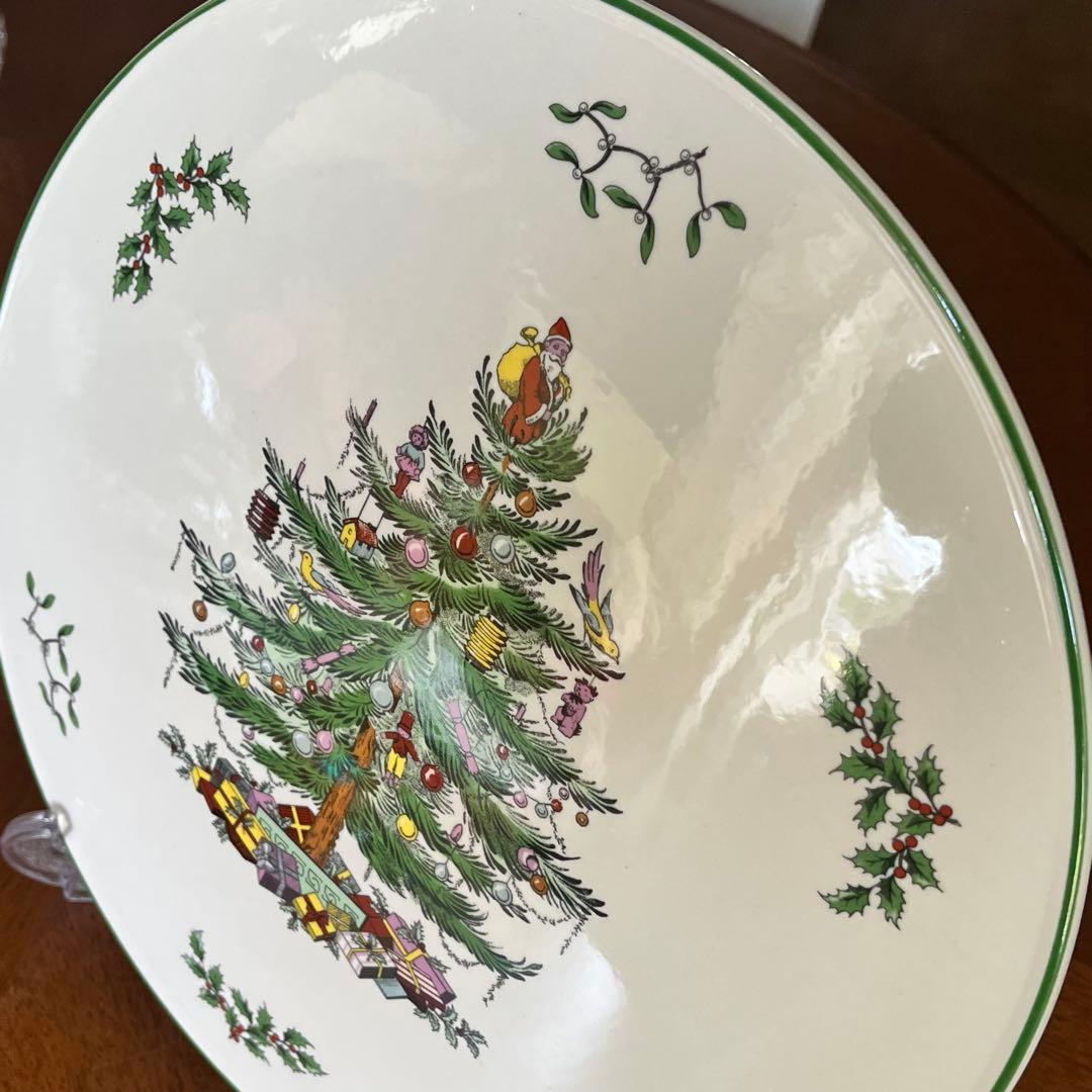 【レア美品】スポード ★クリスマスツリー★ガトープレート
