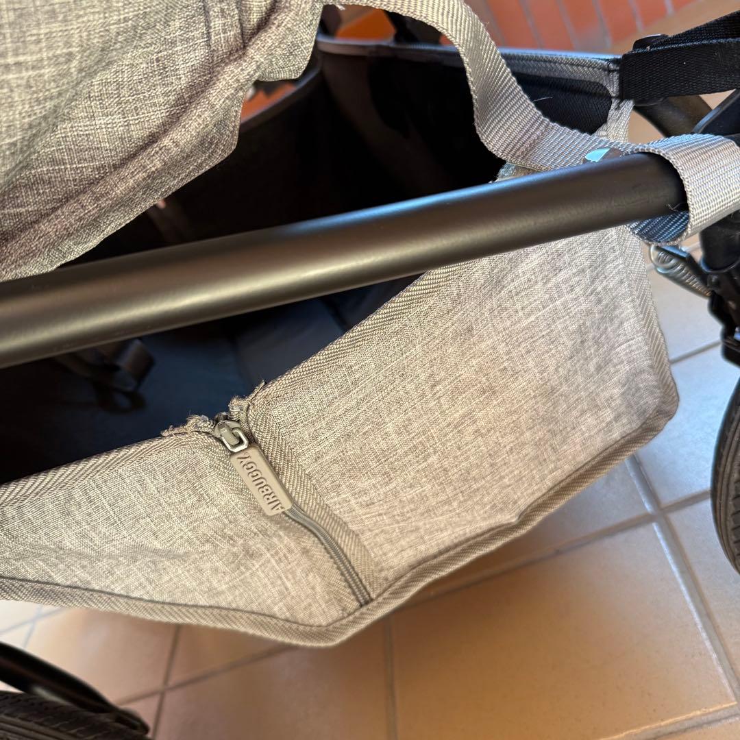 エアバギーココダブルEX フロムバース アースグレイ レインカバー未使用