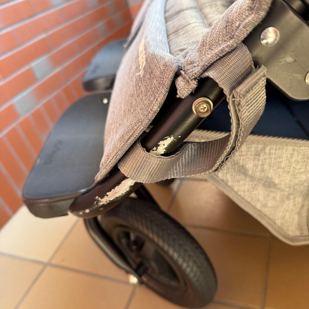 エアバギーココダブルEX フロムバース アースグレイ レインカバー未使用