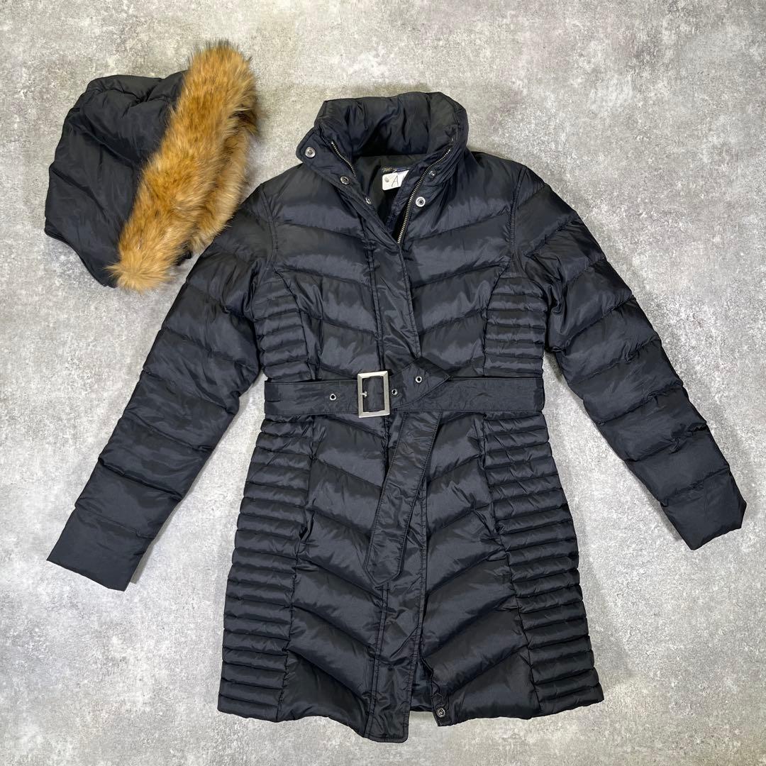 極美品 BROOKS BROTHERS ダウンコート　ファー　２　ダウン80%