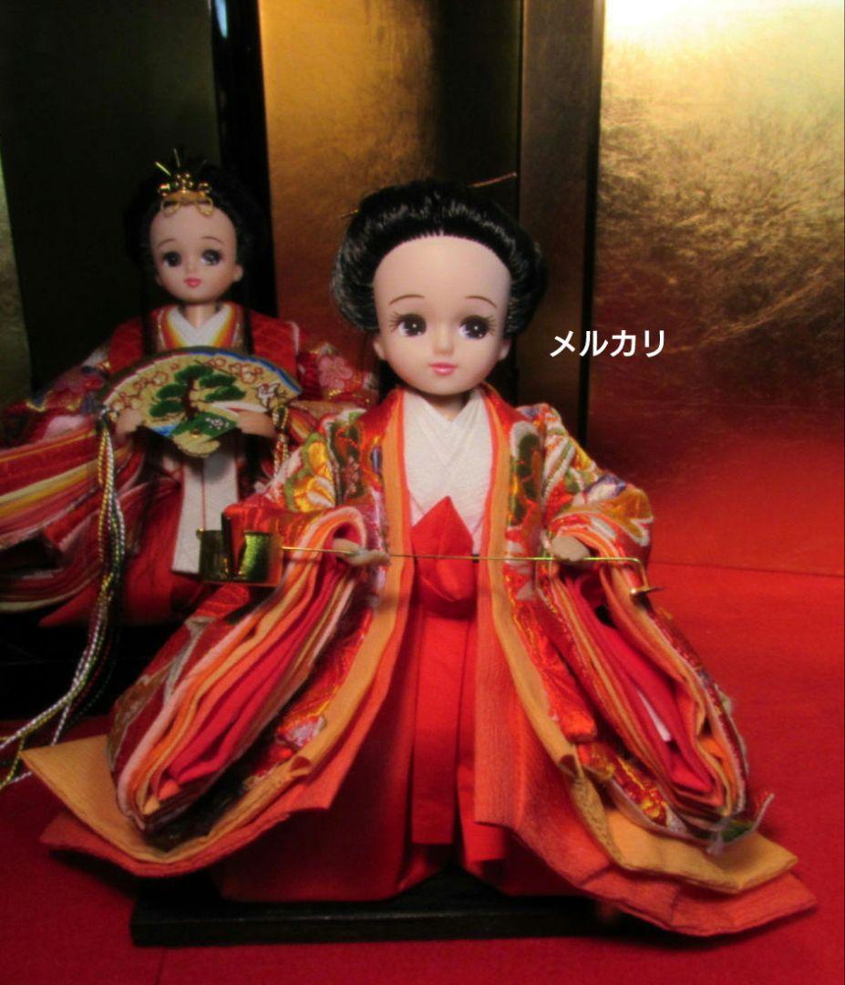リカちゃん★親王 三人官女☆五人飾り お雛様 雛人形★カスタム