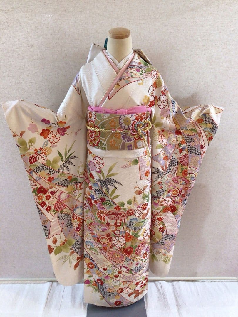 振袖フルセット　古典　白