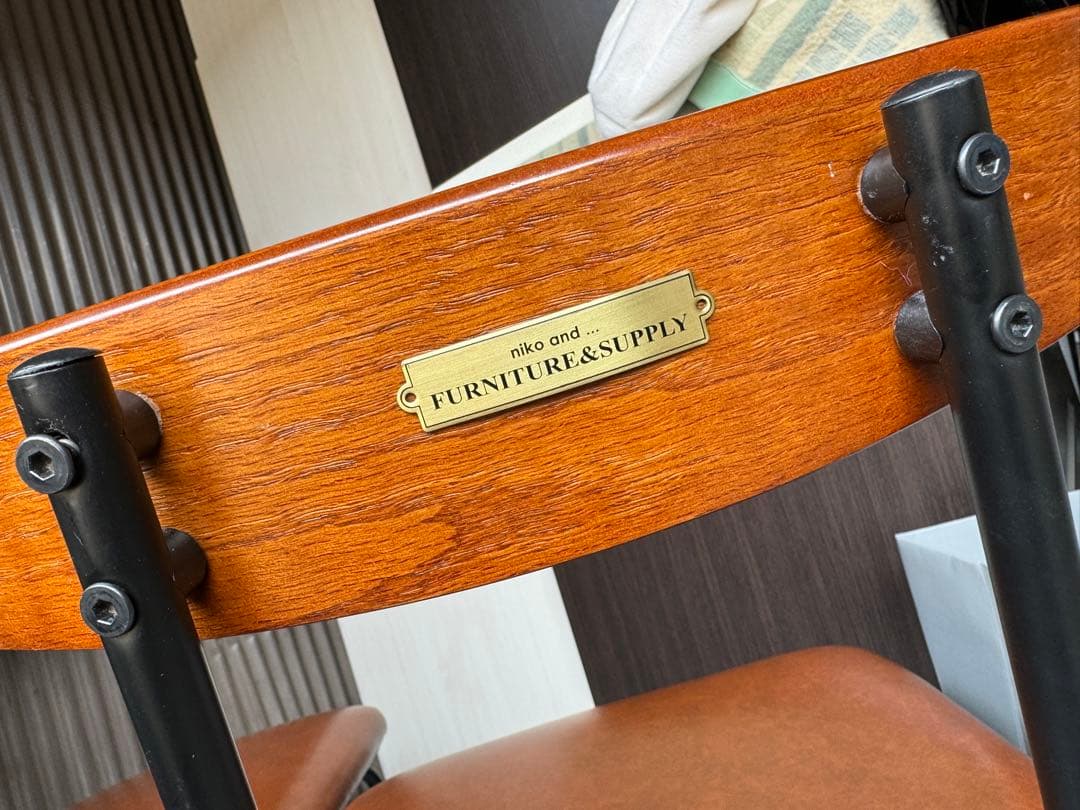 2脚セット niko and ニコアンド リビングテリトリー ダイニングチェア