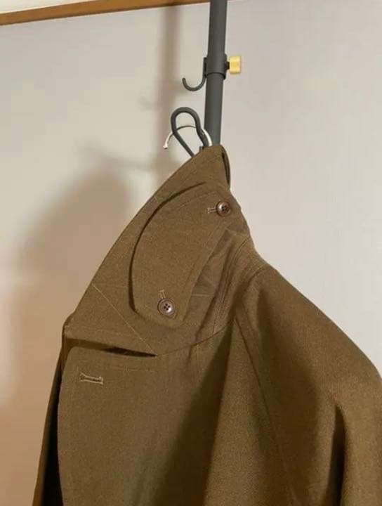 【美品/サイズ3】comoli タイロッケンコート ウールサージ18AW