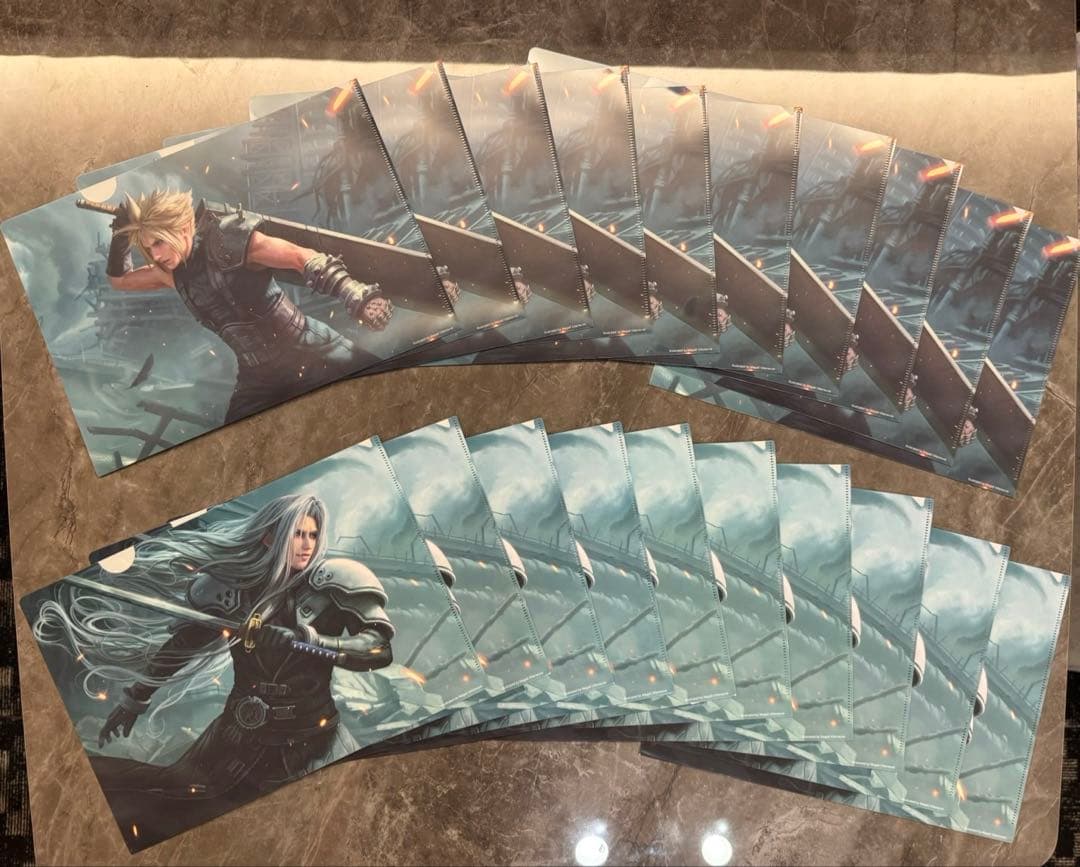 ff mtg ローソン クリアファイル クラウド セフィロス ×10セット