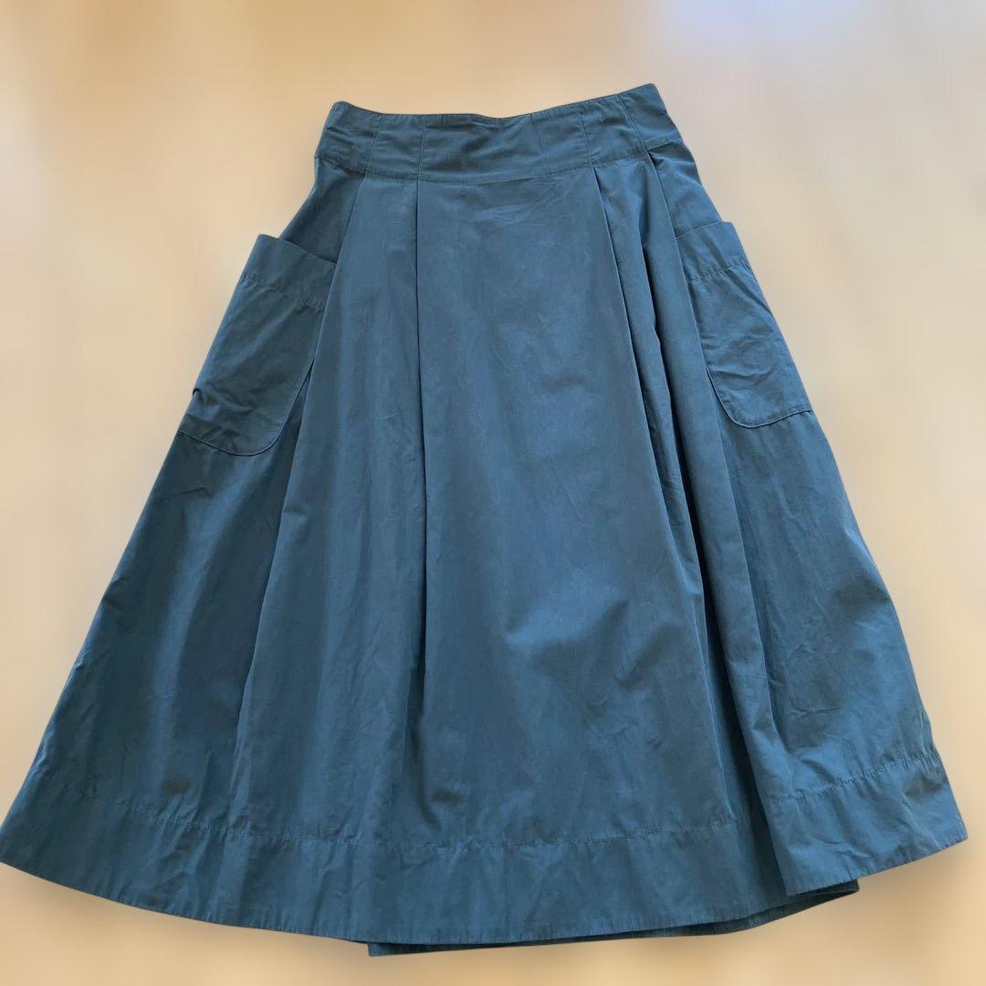 MHL. スカートDARK NAVYとカーキの2枚セット