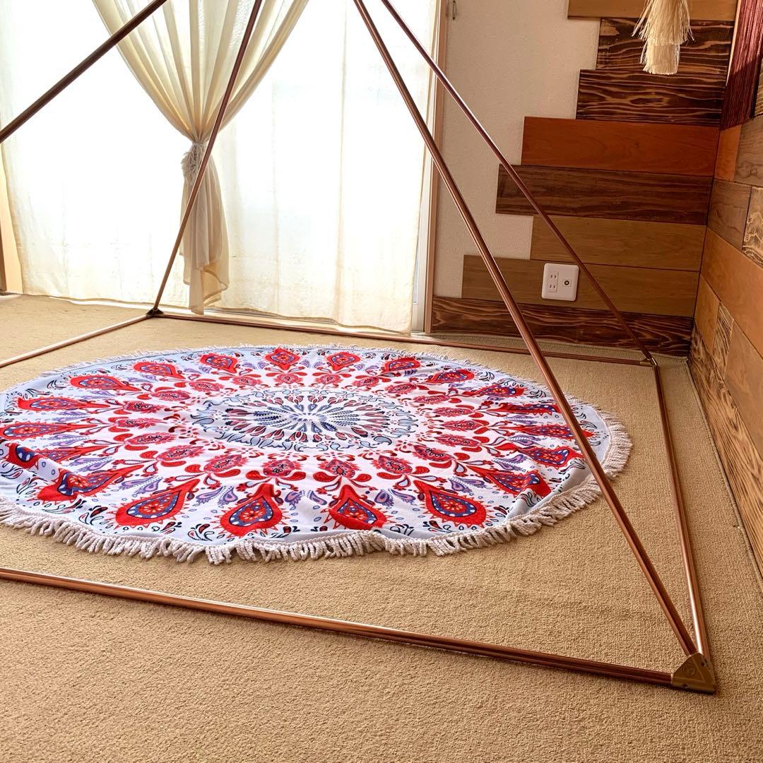 瞑想用ピラミッド 黄金比 瞑想 ピラミッド ヒーリング 癒し ギザ 銅管 銅